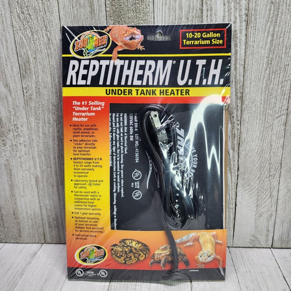 Zoo Med ReptiTherm U.T.H. Under Tank Heater - 10-20 Gallon Terrarium Size